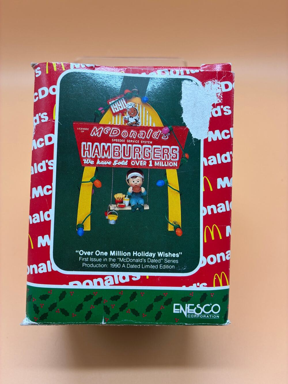 Enesco McDonalds One Million Holiday Wishes Christmas Ornament Limited Edition